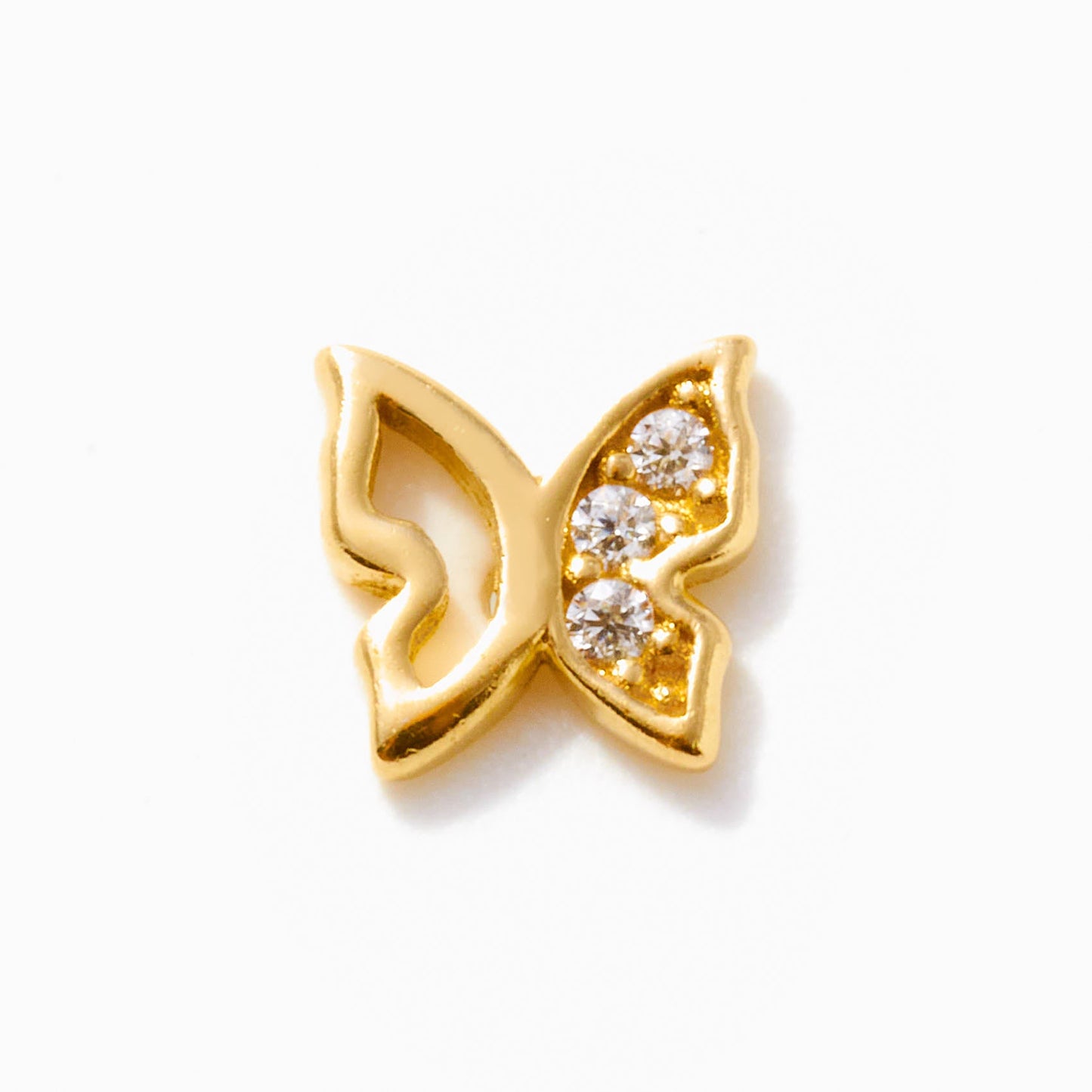 Butterfly Piercing Stud Earring
