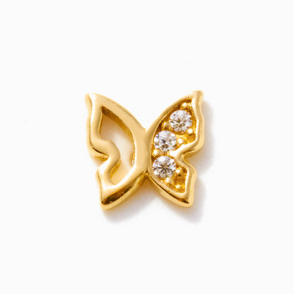 Butterfly Piercing Stud Earring