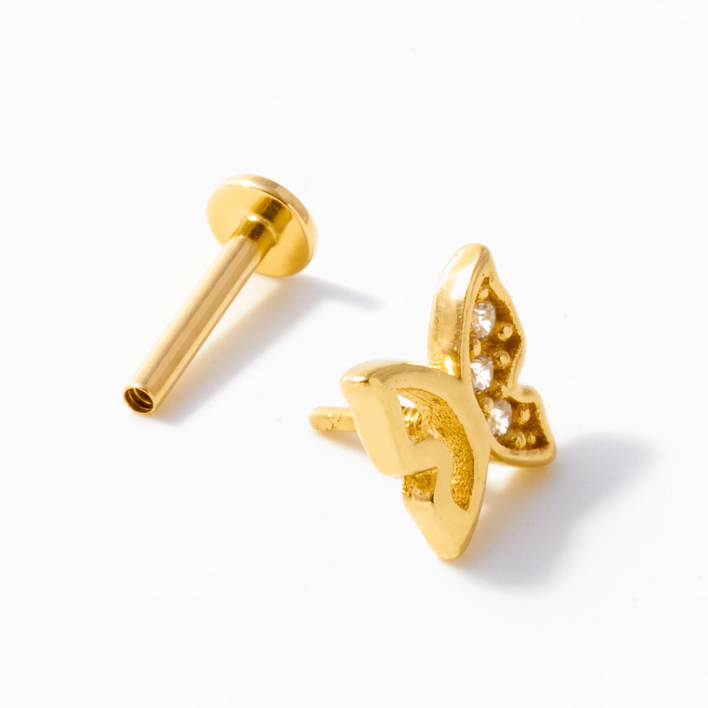 Butterfly Piercing Stud Earring