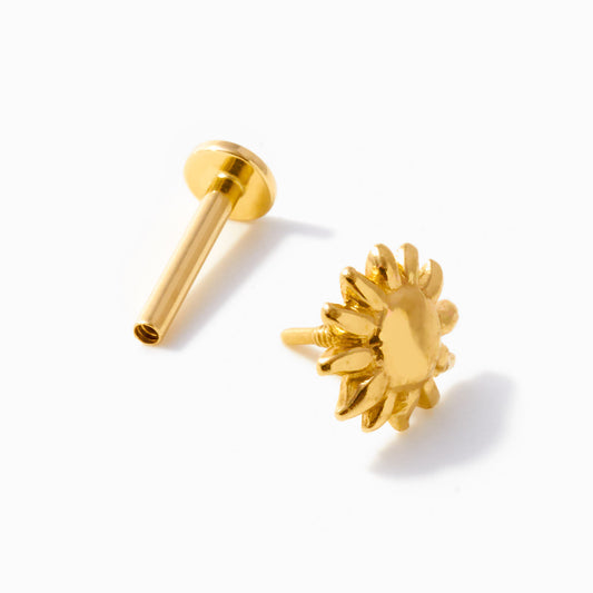 Sunshine Flat Back Tragus Piercing