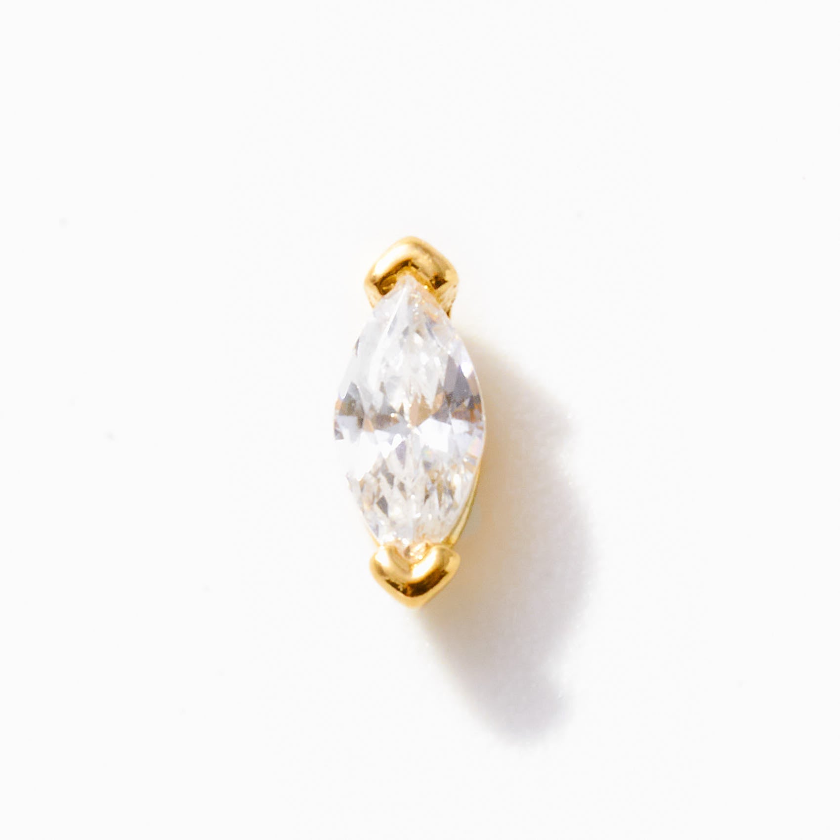 Floating Marquise Stud
