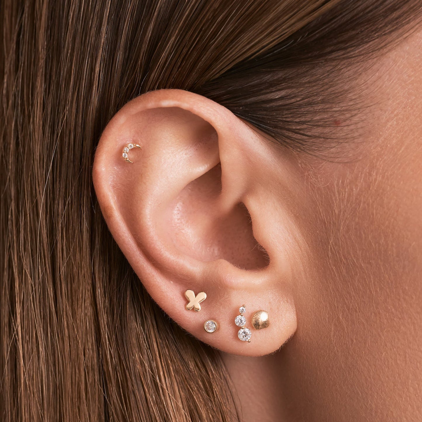 Butterfly Stud Earring