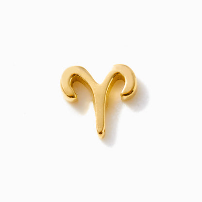 Zodiac Threaded Stud Earring