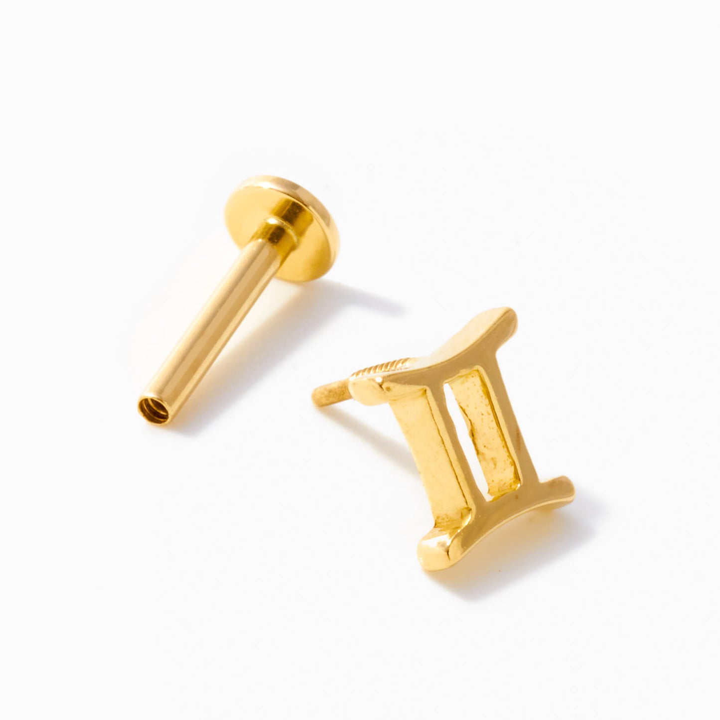 Zodiac Piercing Threaded Stud Earring