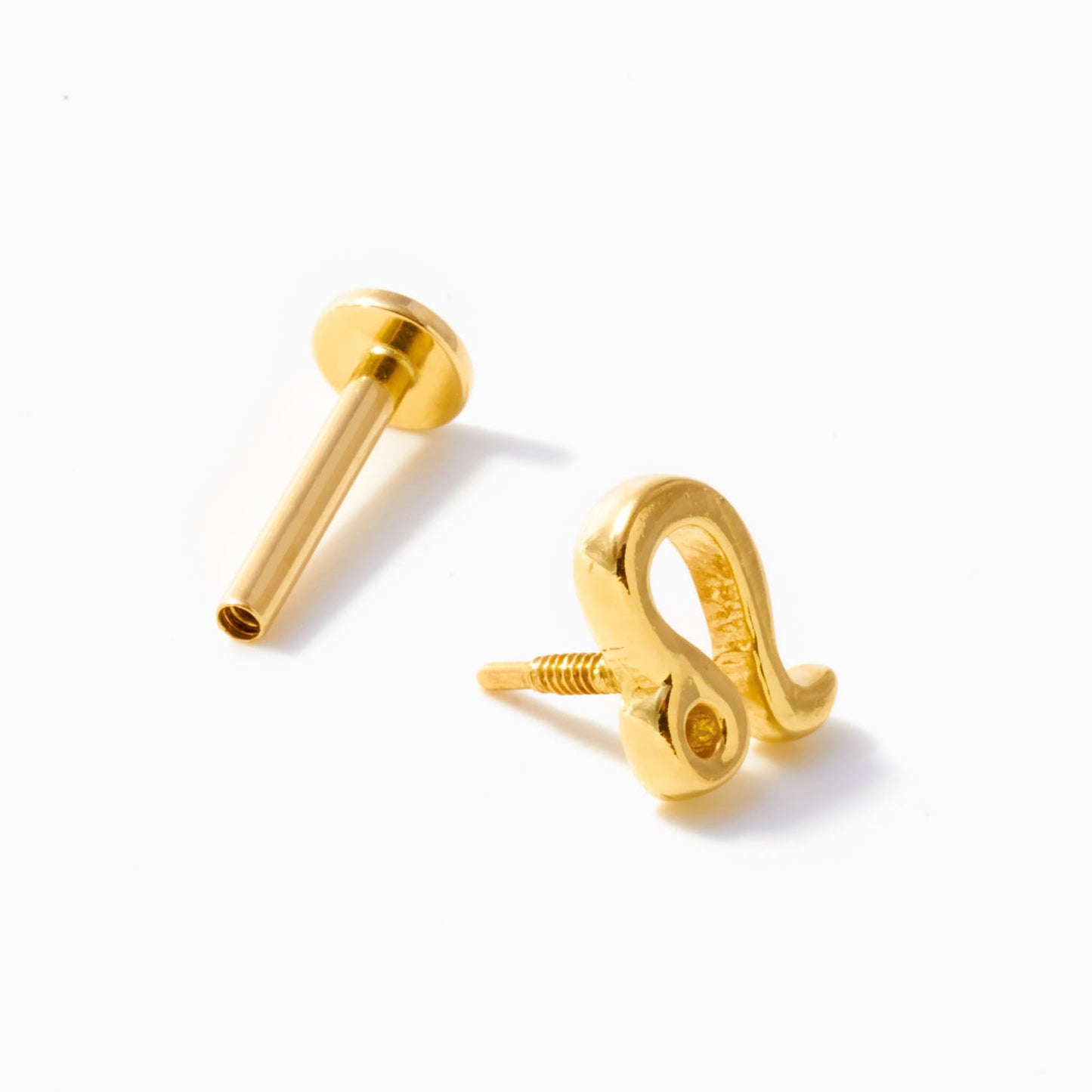 Zodiac Threaded Stud Earring