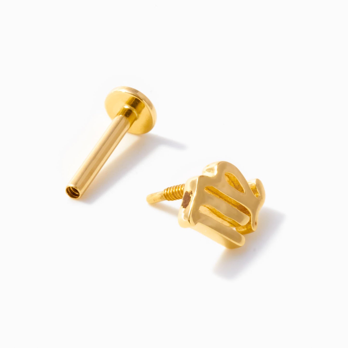 Zodiac Piercing Threaded Stud Earring