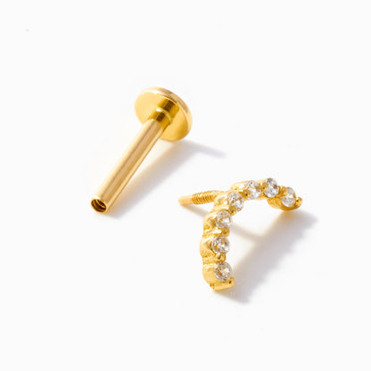 Curved Bar Piercing Stud