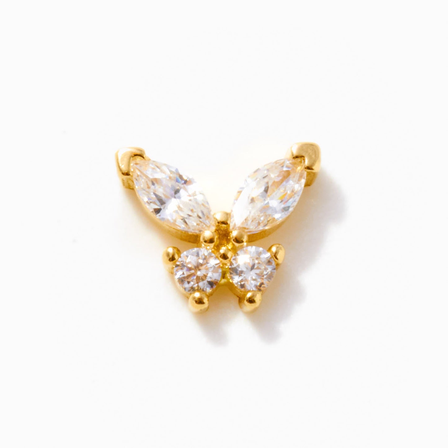Butterfly Threaded Stud Earring