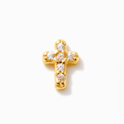 Cross Threaded Stud Earring