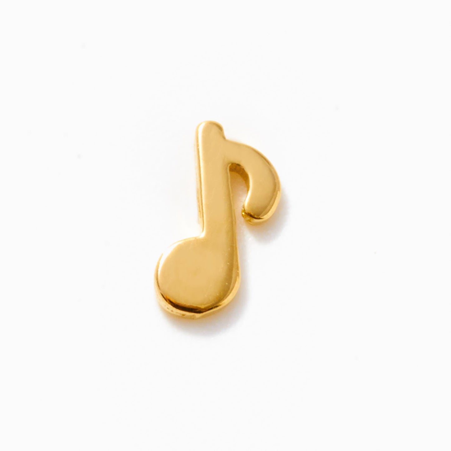 Music Note Flat Back Piercing Stud