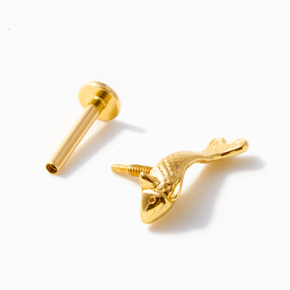 Fish Tail Piercing Earrings