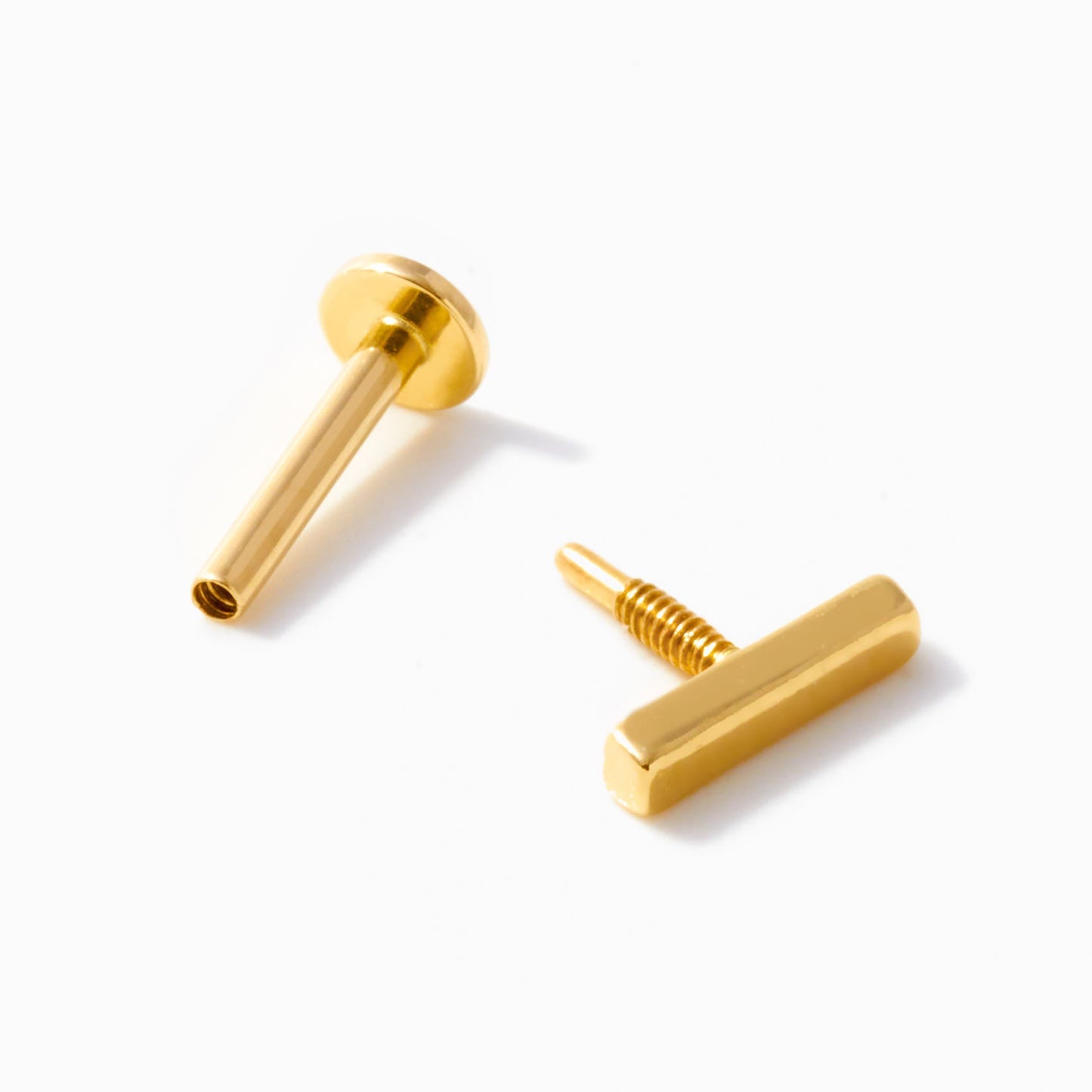 Bar Flat Back Piercing Stud