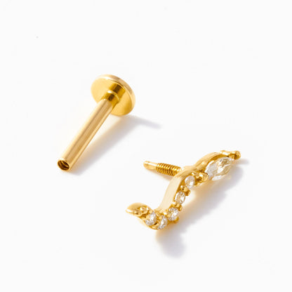 Gelin Snake Stud Earring