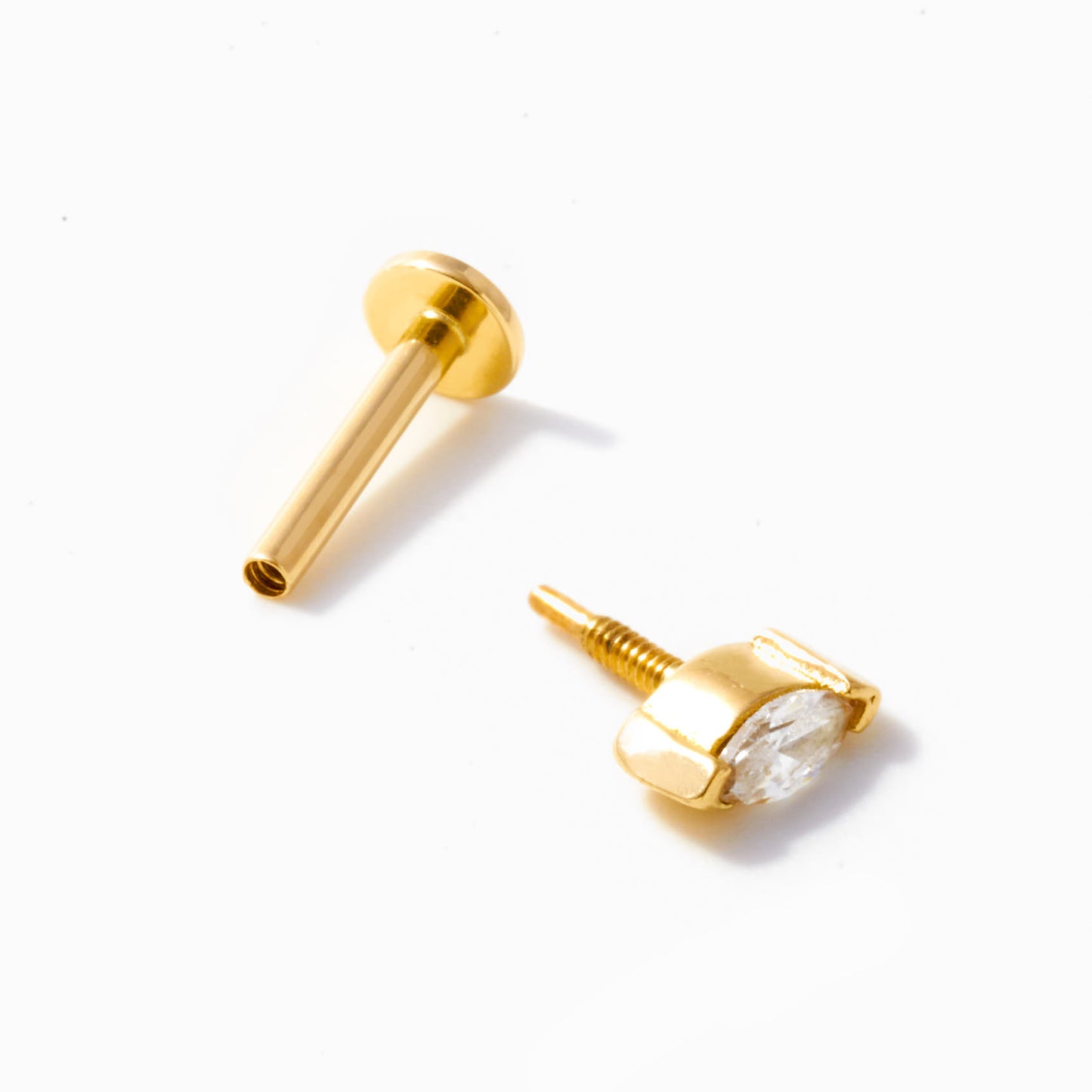 Single Marquise Piercing Earrings