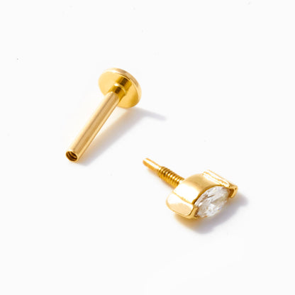 Single Marquise Piercing Earrings