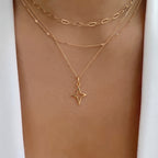Open North Star Pendant