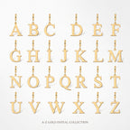 Personalized Initial Letter Charm Pendant