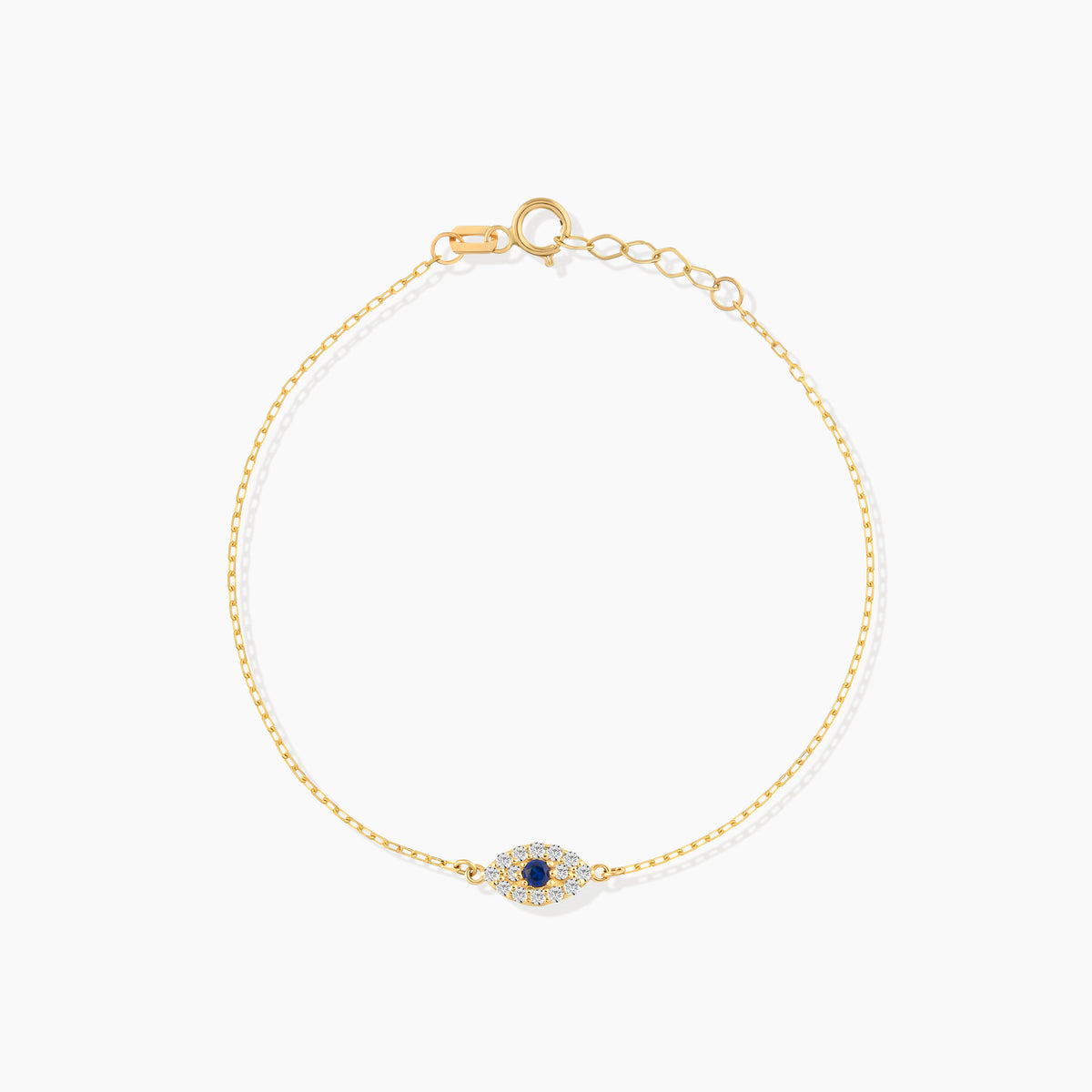 Diamond Evil Eye Bracelet