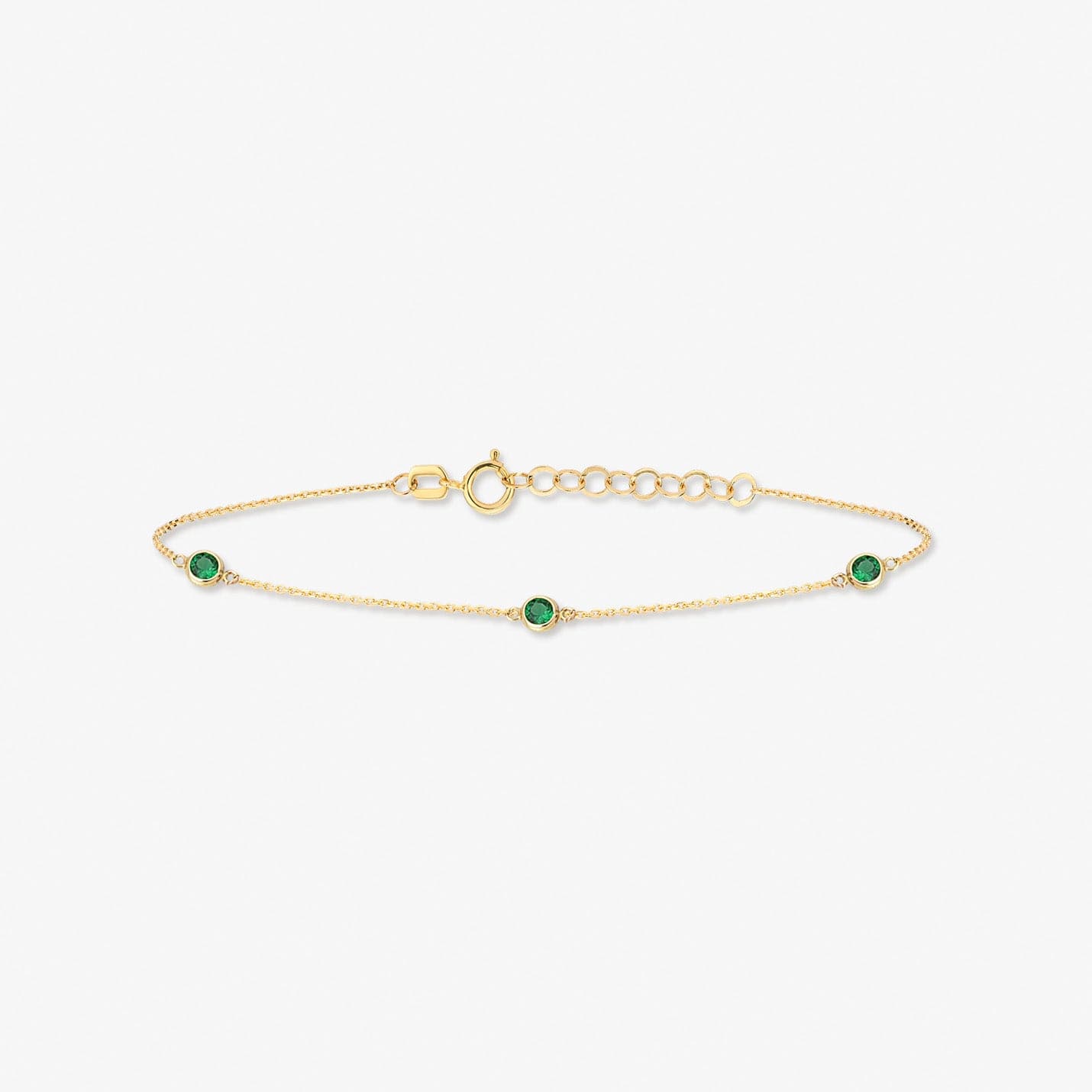 Emerald Station Bracelet
