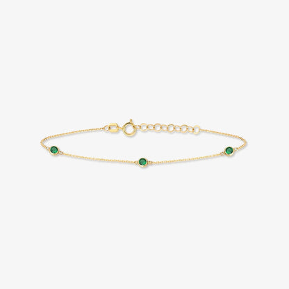 Emerald Station Bracelet
