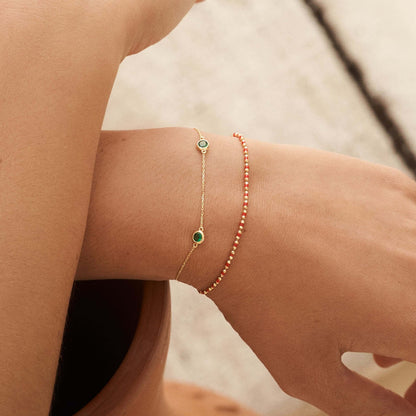 Emerald Station Bracelet