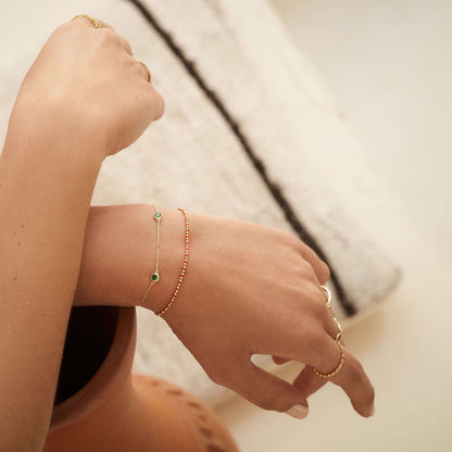 Emerald Station Bracelet