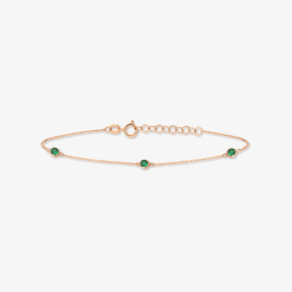 Emerald Station Bracelet