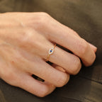 Diamond Evil Eye Ring