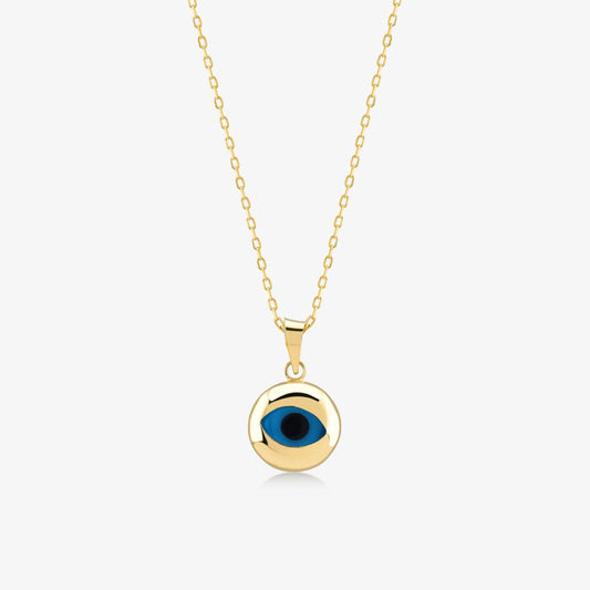 Round Evil Eye Necklace