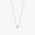 Diamond Bezel Set Necklace