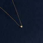 Diamond Bezel Set Necklace