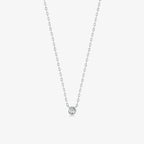 Diamond Bezel Set Necklace