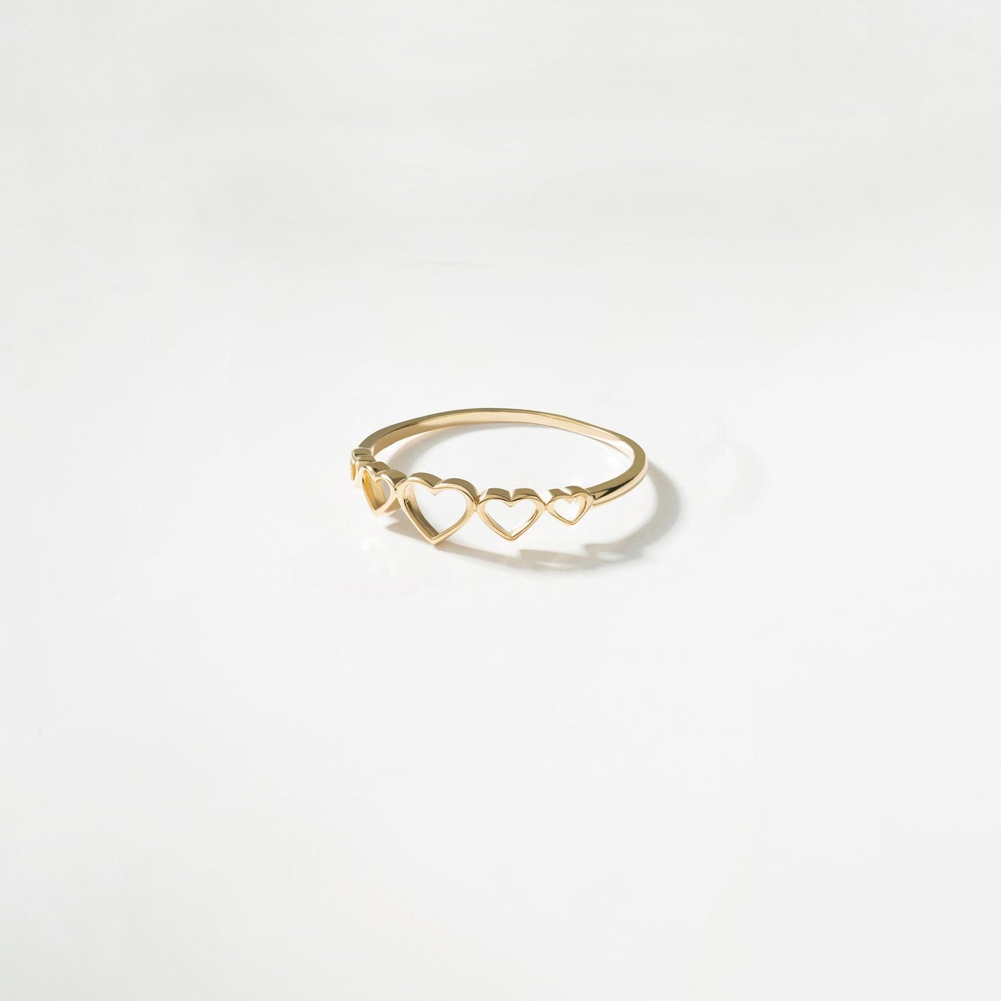 Heart Ring in 14K Solid Gold