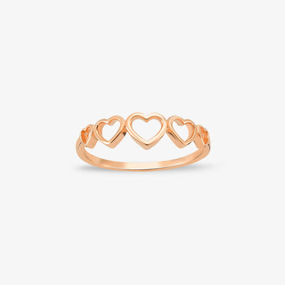 Heart Ring in 14K Solid Gold