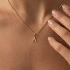 Personalized Initial Letter Charm Pendant