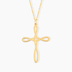 Infinity Cross Necklace
