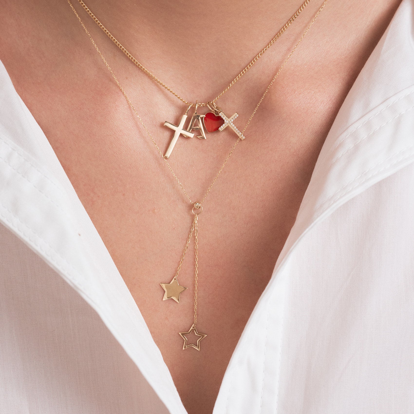 Dainty Cross Charm