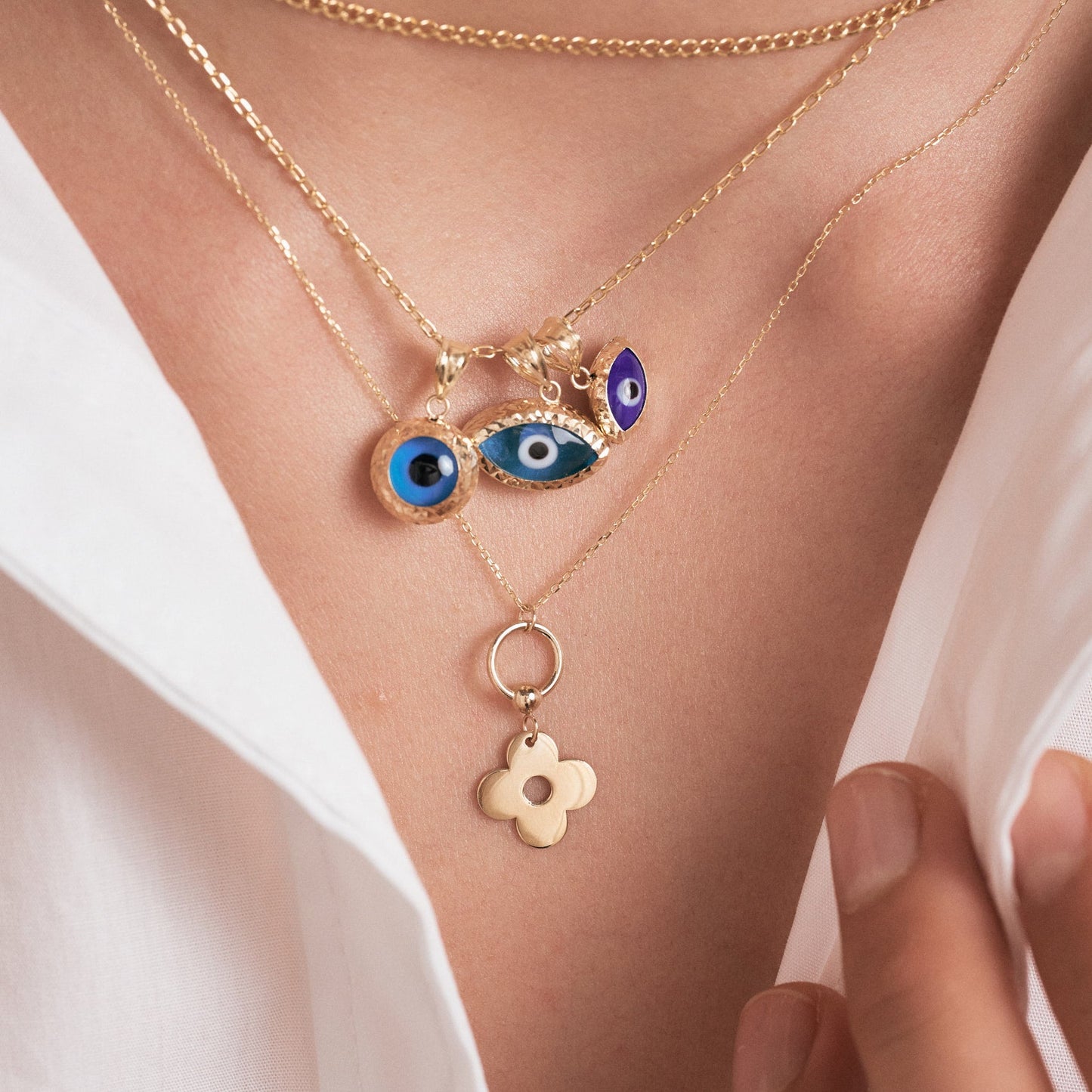 Dainty Clover Necklace