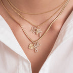 Dainty Diamond Number Charm