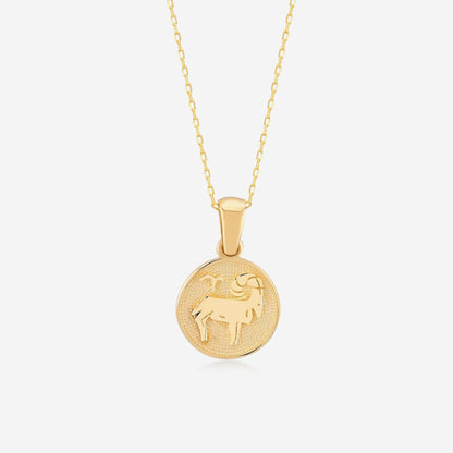 Zodiac Necklaces in 14K Solid Gold