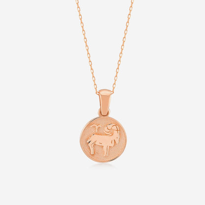 Zodiac Necklaces in 14K Solid Gold