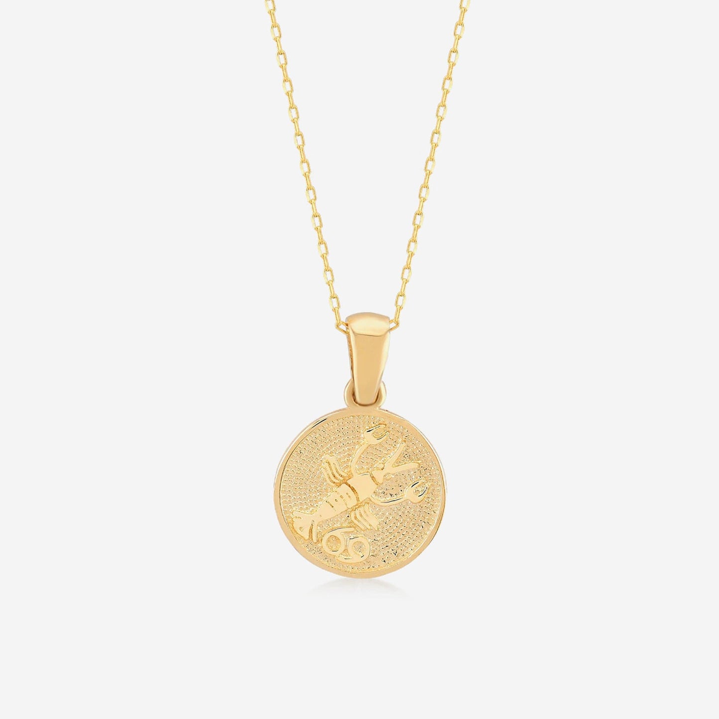 Zodiac Necklaces in 14K Solid Gold