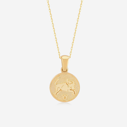 Zodiac Necklaces in 14K Solid Gold