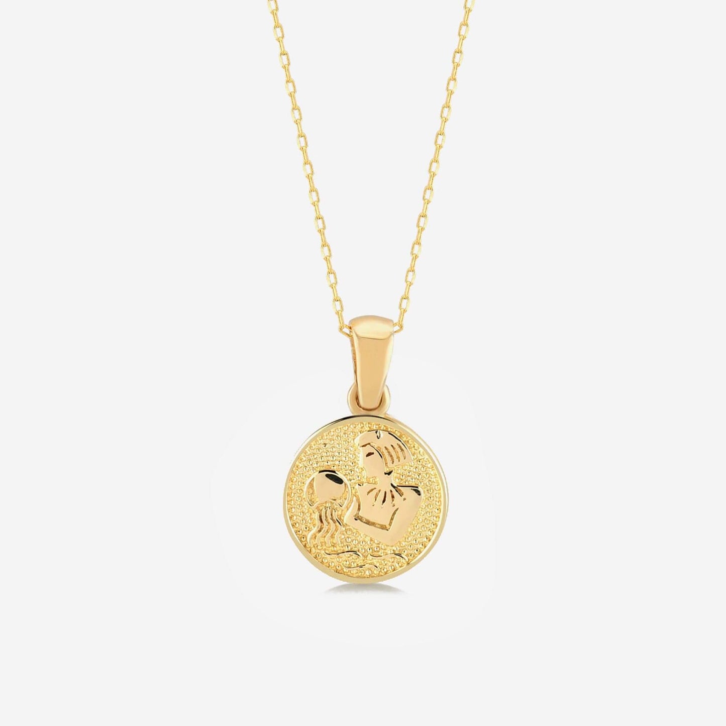 Zodiac Necklaces in 14K Solid Gold