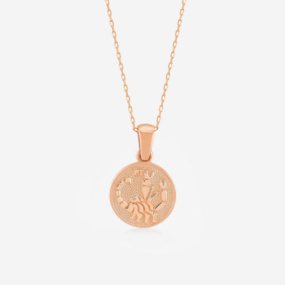 Zodiac Necklaces in 14K Solid Gold