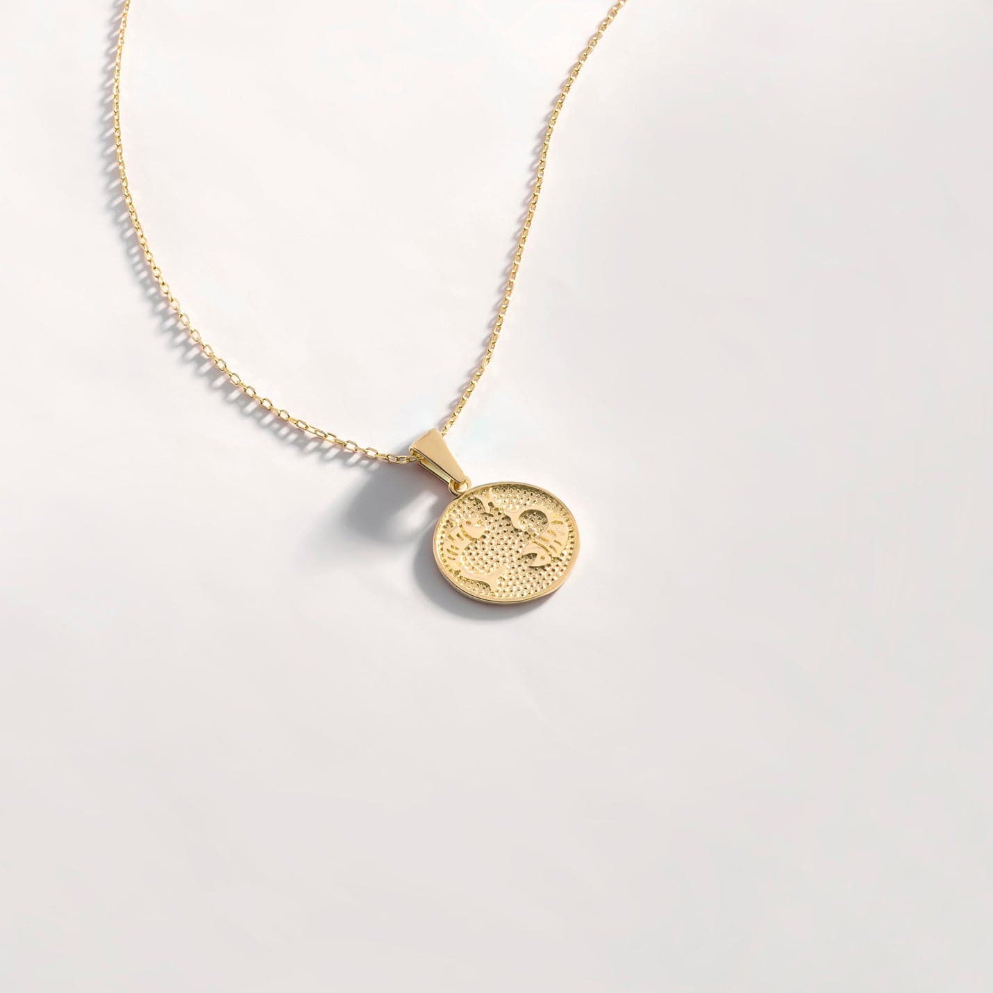 Zodiac Necklaces in 14K Solid Gold