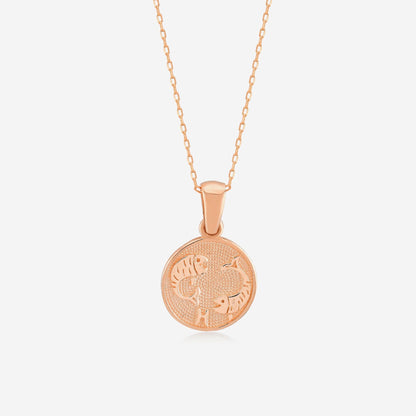 Zodiac Necklaces in 14K Solid Gold