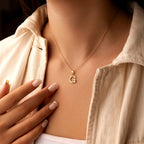 Cut Initial Letter Pendant
