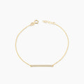 Diamond Pave Bar Bracelet