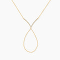 Diamond Pave V Bar Hand Chain Bracelet